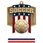 Hasty Awards Patriot Soccer Medal M-776S