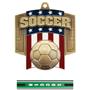 Hasty Awards Patriot Soccer Medal M-776S