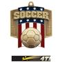 Hasty Awards Patriot Soccer Medal M-776S