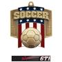 Hasty Awards Patriot Soccer Medal M-776S