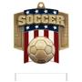 Hasty Awards Patriot Soccer Medal M-776S