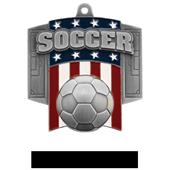 Hasty Awards Patriot Soccer Medal M-776S Hasty Awards Patriot Soccer Medal M-776S