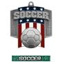 Hasty Awards Patriot Soccer Medal M-776S