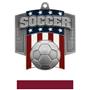Hasty Awards Patriot Soccer Medal M-776S