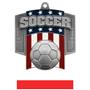 Hasty Awards Patriot Soccer Medal M-776S