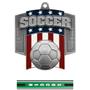 Hasty Awards Patriot Soccer Medal M-776S
