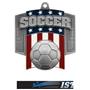 Hasty Awards Patriot Soccer Medal M-776S