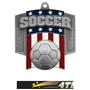 Hasty Awards Patriot Soccer Medal M-776S