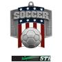 Hasty Awards Patriot Soccer Medal M-776S