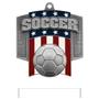 Hasty Awards Patriot Soccer Medal M-776S