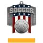 Hasty Awards Patriot Soccer Medal M-776S
