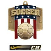 Hasty Awards Patriot Soccer Medal M-776S Hasty Awards Patriot Soccer Medal M-776S