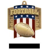 Hasty Awards Patriot Football Medal M-776F Hasty Awards Patriot Football Medal M-776F