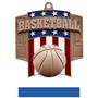 Hasty Awards Patriot Basketball Medal M-776B