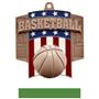 Hasty Awards Patriot Basketball Medal M-776B