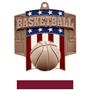 Hasty Awards Patriot Basketball Medal M-776B