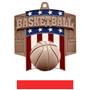 Hasty Awards Patriot Basketball Medal M-776B