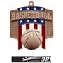 Hasty Awards Patriot Basketball Medal M-776B