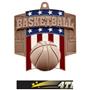 Hasty Awards Patriot Basketball Medal M-776B