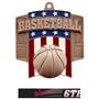 Hasty Awards Patriot Basketball Medal M-776B