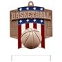 Hasty Awards Patriot Basketball Medal M-776B