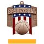Hasty Awards Patriot Basketball Medal M-776B