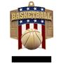 Hasty Awards Patriot Basketball Medal M-776B