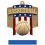Hasty Awards Patriot Basketball Medal M-776B