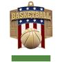 Hasty Awards Patriot Basketball Medal M-776B