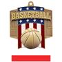Hasty Awards Patriot Basketball Medal M-776B