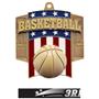 Hasty Awards Patriot Basketball Medal M-776B