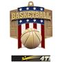 Hasty Awards Patriot Basketball Medal M-776B