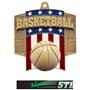 Hasty Awards Patriot Basketball Medal M-776B