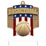 Hasty Awards Patriot Basketball Medal M-776B
