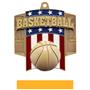 Hasty Awards Patriot Basketball Medal M-776B