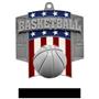 Hasty Awards Patriot Basketball Medal M-776B