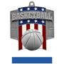 Hasty Awards Patriot Basketball Medal M-776B