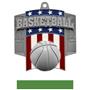 Hasty Awards Patriot Basketball Medal M-776B
