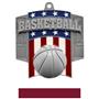 Hasty Awards Patriot Basketball Medal M-776B