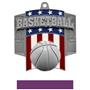 Hasty Awards Patriot Basketball Medal M-776B