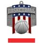 Hasty Awards Patriot Basketball Medal M-776B