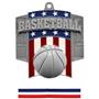 Hasty Awards Patriot Basketball Medal M-776B