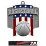 Hasty Awards Patriot Basketball Medal M-776B