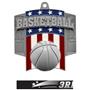 Hasty Awards Patriot Basketball Medal M-776B
