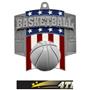 Hasty Awards Patriot Basketball Medal M-776B