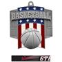 Hasty Awards Patriot Basketball Medal M-776B