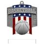 Hasty Awards Patriot Basketball Medal M-776B