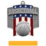 Hasty Awards Patriot Basketball Medal M-776B