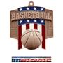 Hasty Awards Patriot Basketball Medal M-776B