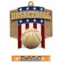 Hasty Awards Patriot Basketball Medal M-776B